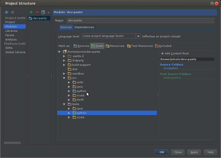 intellij ultimate python interpreter